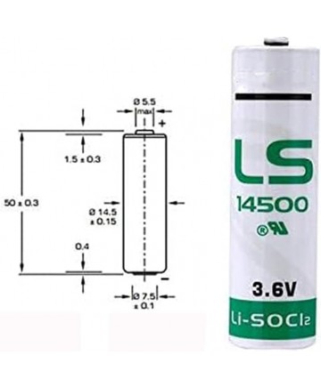 BATERIA PILA DE LITIO SAFT 3 6V 2 600 mAh