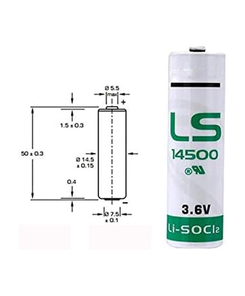 BATERIA PILA DE LITIO SAFT 3 6V 2 600 mAh